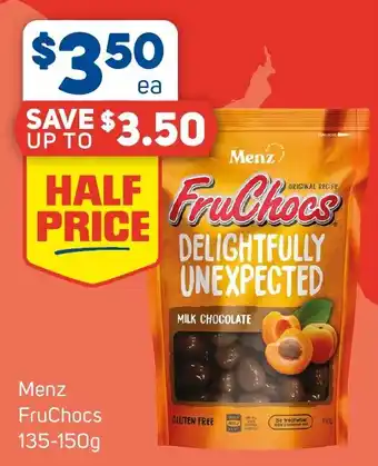 Foodland Menz FruChocs offer