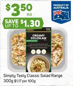 Foodland Simply Tasty Classic Salad Range offer