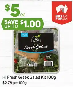 Foodland Hi Fresh Greek Salad Kit offer