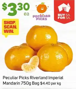Foodland Peculiar Picks Riverland Imperial Mandarin offer