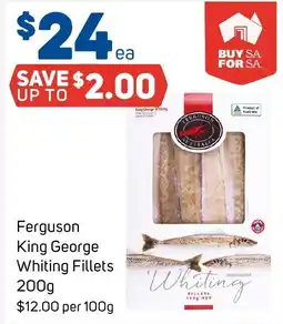 Foodland Ferguson King George Whiting Fillets offer