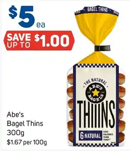 Foodland Abe's Bagel Thins offer