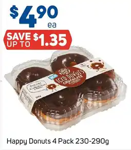 Foodland Happy Donuts 4 Pack offer