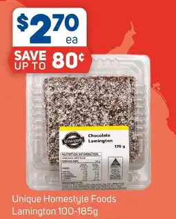 Foodland Unique Homestyle Foods Chocolate Lamington offer