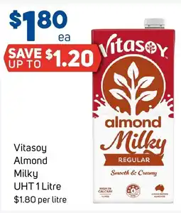 Foodland Vitasoy Almond Milky Regular offer