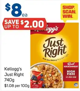 Foodland Kellogg's Just Right offer