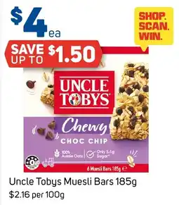 Foodland Uncle Tobys Muesli Bars offer