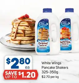Foodland White Wings Pancake Shakers offer