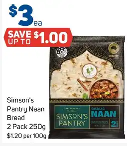 Foodland Simson's Pantry Naan Bread offer