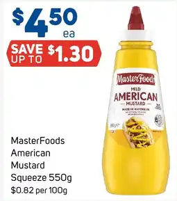 Foodland MasterFoods American Mustard offer