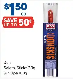 Foodland Don Salami Sticks offer