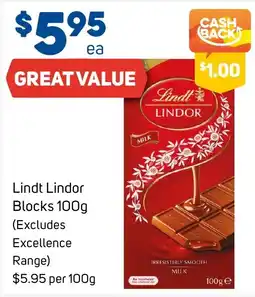 Foodland Lindt Lindor Blocks offer