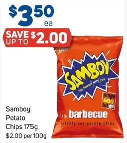 Foodland Samboy Potato Chips offer