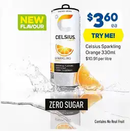 Foodland Celsius Sparkling Orange offer
