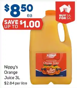 Foodland Nippy's Orange Juice offer
