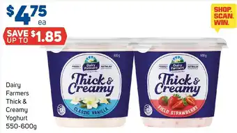 Foodland Dairy Farmers Thick & Creamy Yoghurt offer