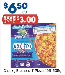 Foodland Cheeky Brothers 11" Pizza offer