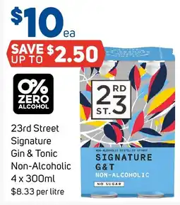 Foodland 23rd Street Signature Gin & Tonic Non-Alcoholic offer