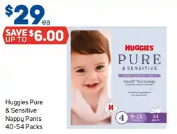 Foodland Huggies Pure & Sensitive Nappy Pants offer