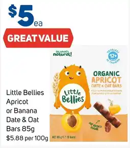 Foodland Little Bellies Apricot Date & Oat Bars offer