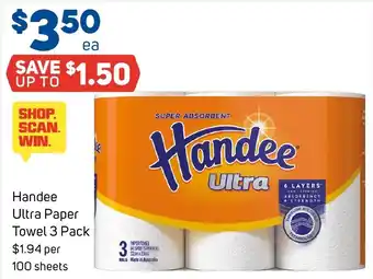 Foodland Handee Ultra Paper Towel offer