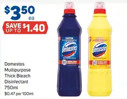 Foodland Domestos Multipurpose Thick Bleach Disinfectant offer