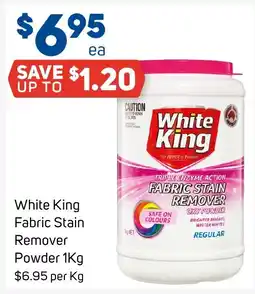 Foodland White King Fabric Stain Remover Powder offer