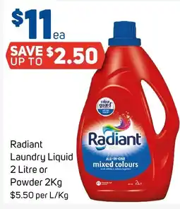 Foodland Radiant Laundry Liquid offer