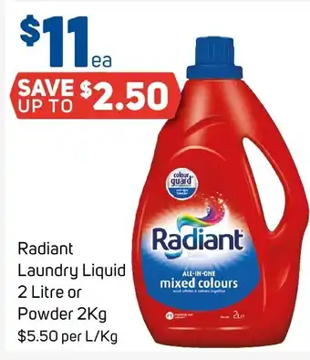 Foodland Radiant Laundry Liquid offer