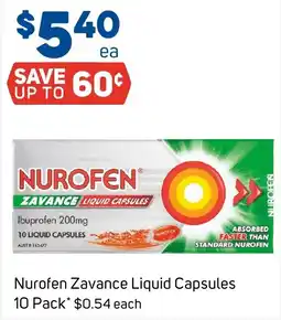 Foodland Nurofen Zavance Liquid Capsules offer