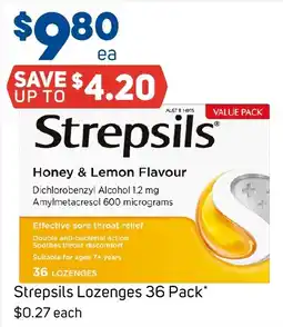 Foodland Strepsils Lozenges offer
