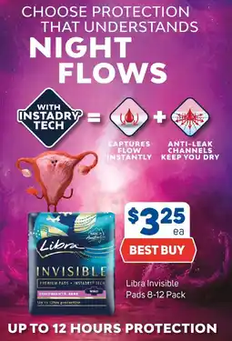 Foodland Libra Invisible Premium Pads offer