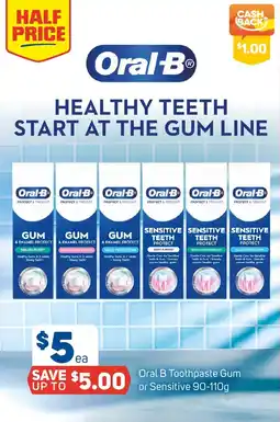 Foodland Oral B Toothpaste Gum or Sensitive offer
