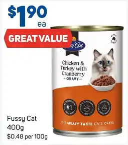 Foodland Fussy Cat Chicken & Turkey with Cranberry offer