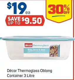 Foodland Décor Thermoglass Oblong Container offer