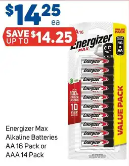 Foodland Energizer Max Alkaline Batteries offer
