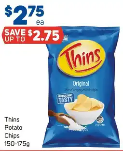 Foodland Thins Potato Chips offer
