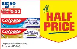 Foodland Colgate Advanced Whitening Toothpaste offer