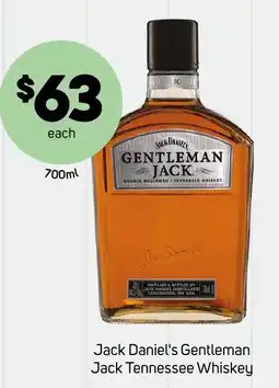 Foodland Jack Daniel's Gentleman Jack Tennessee Whiskey offer