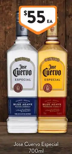 Foodworks Jose Cuervo Especial offer