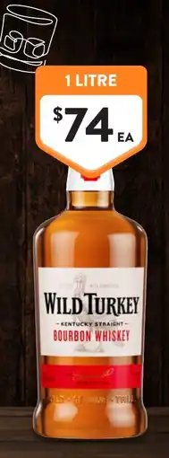 Foodworks Wild Turkey Kentucky Straight Bourbon Whiskey offer