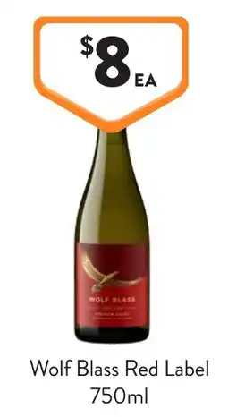 Foodworks Wolf Blass Red Label offer