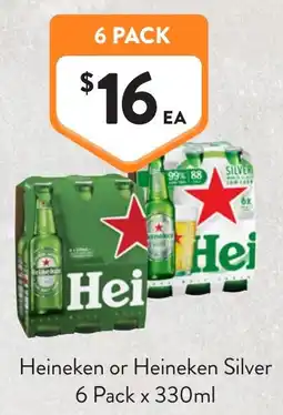 Foodworks Heineken or Heineken Silver offer