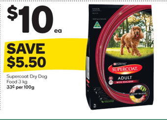 Woolworths Supercoat Dry Dog Food 3 kg offer