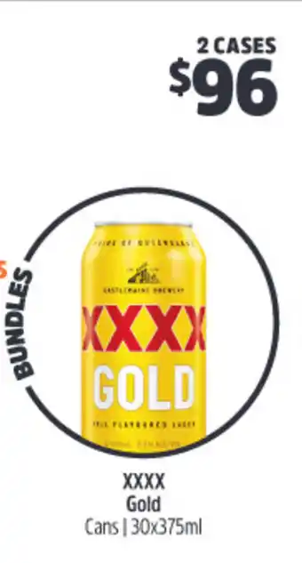 Woolworths XXXX Gold offer