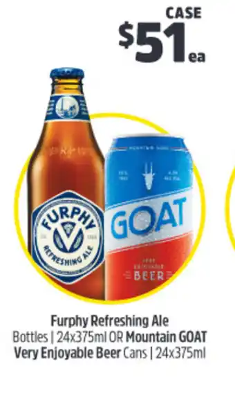 Woolworths Furphy Refreshing Ale offer