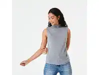 Kmart Sleeveless Merino Blend Funnel Neck Top offer
