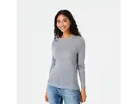 Kmart Long Sleeve Merino Blend Crew Neck Top offer