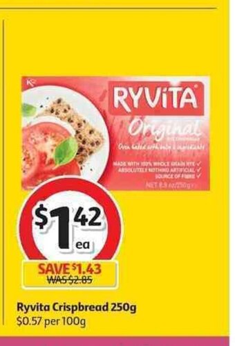 Ryvita Crispbread 250g