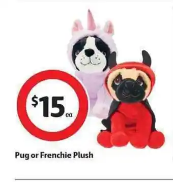 Coles Pug or Frenchie Plush offer